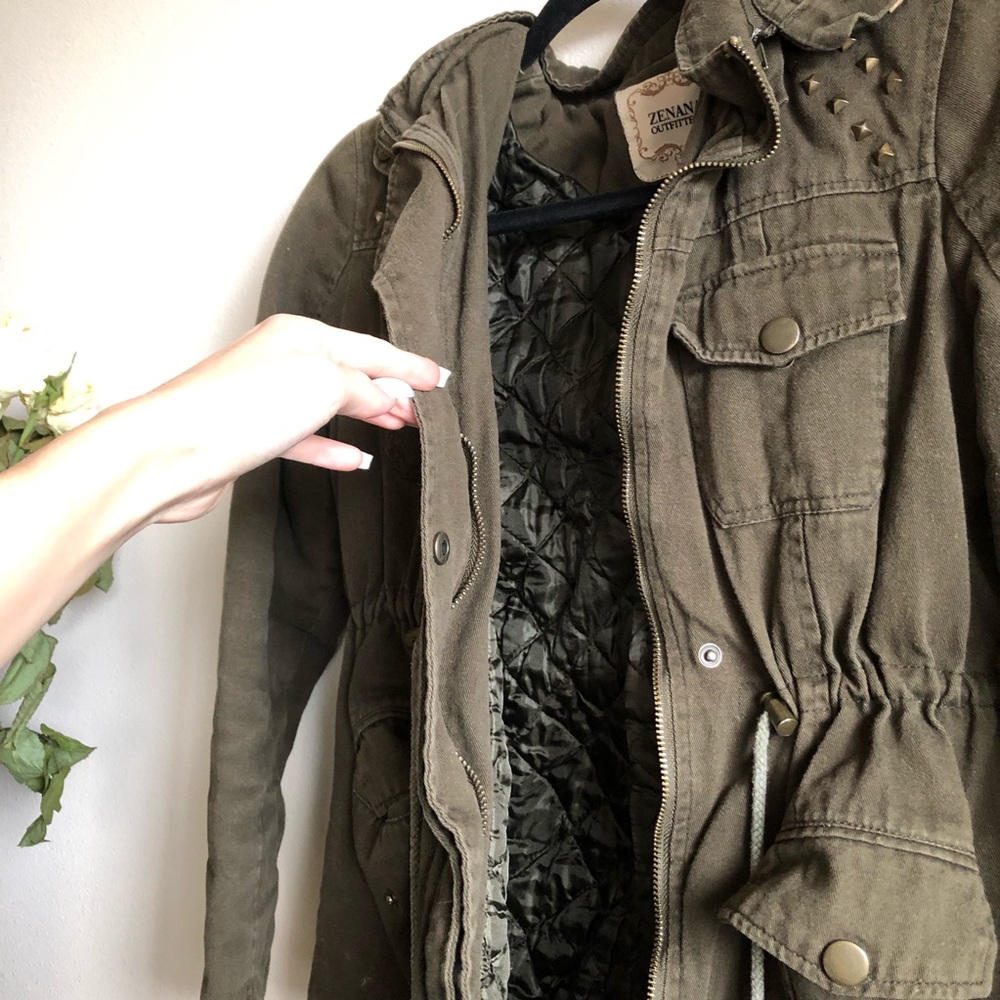 Green olive jacket - Picture 2 of 6